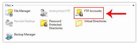راهنمای ساخت FTP Accounts